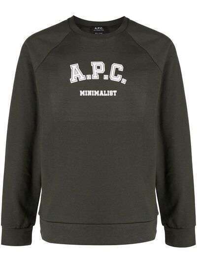 A.P.C. толстовка с логотипом