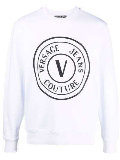 Versace Jeans Couture толстовка с декором V-Emblem