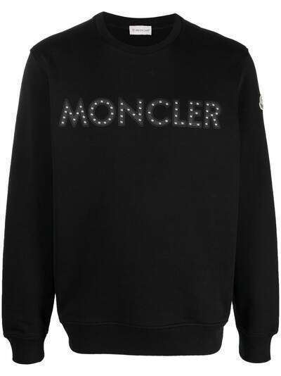 Moncler logo-patch long-sleeve sweatshirt