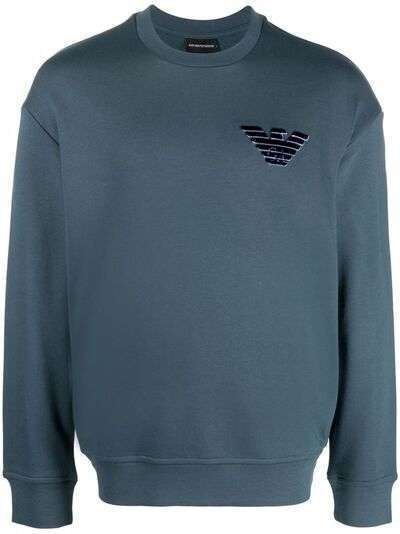 Emporio Armani logo crew-neck sweatshirt