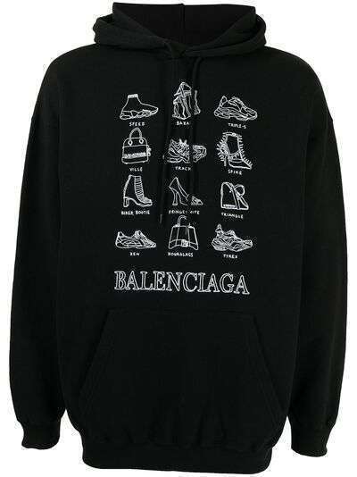 Balenciaga худи с логотипом