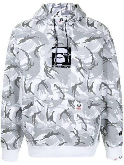 AAPE BY *A BATHING APE® худи с камуфляжным принтом