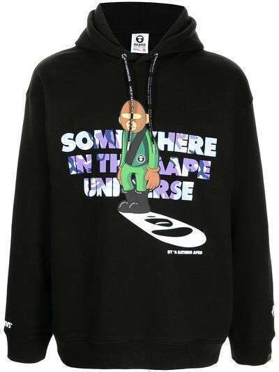 AAPE BY *A BATHING APE® худи Aape Universe с графичным принтом