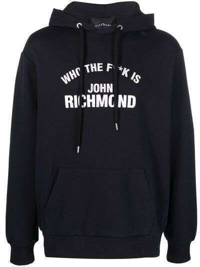 John Richmond embroidered-logo hoodie