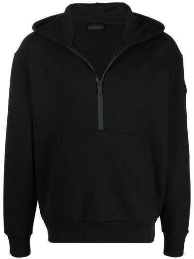 Moncler logo-print long-sleeve hoodie