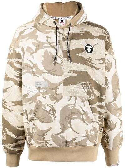 AAPE BY *A BATHING APE® худи с камуфляжным принтом