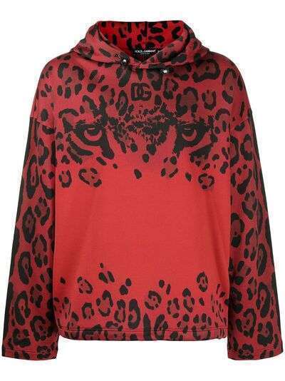 Dolce & Gabbana leopard-print hoodie