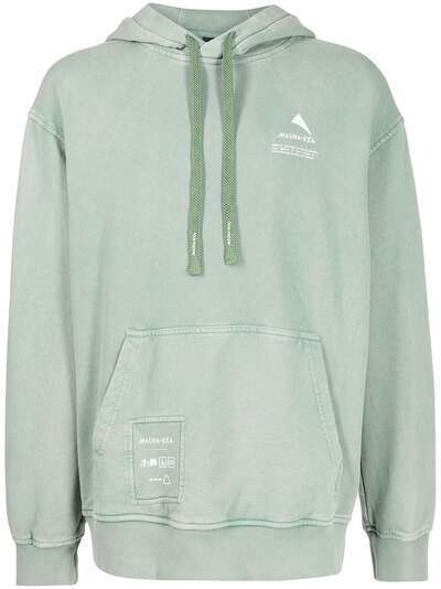 Mauna Kea chest logo-print hoodie