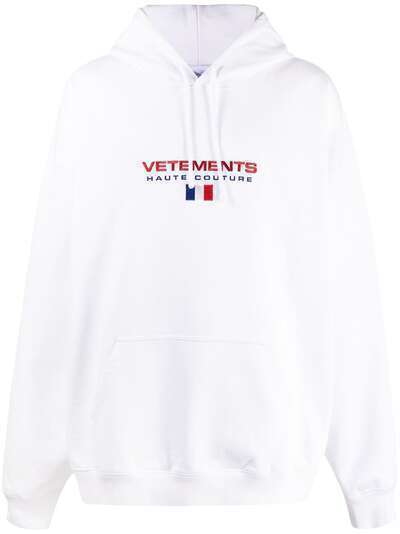 VETEMENTS худи с вышитым логотипом