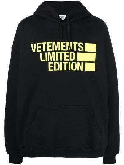 VETEMENTS худи с логотипом Limited Edition