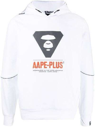 AAPE BY *A BATHING APE® худи с графичным принтом