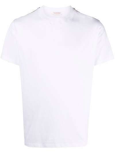 Valentino футболка со вставкой Optical Valentino