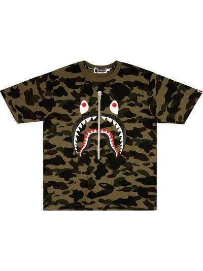 A BATHING APE® футболка 1st Camo Shark