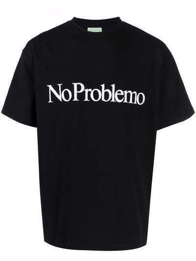 Aries футболка с принтом No problemo