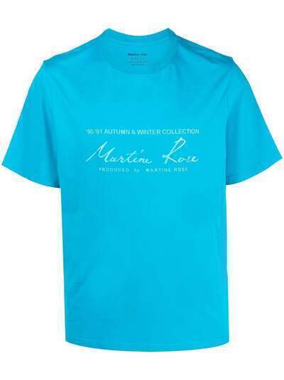 Martine Rose logo-print cotton T-shirt