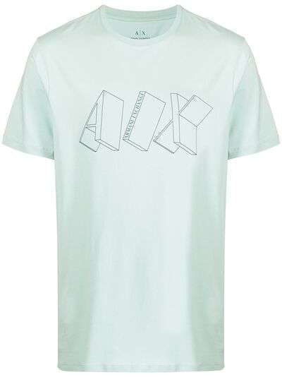Armani Exchange футболка AX с логотипом