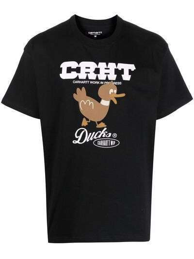 Carhartt WIP футболка с логотипом CRHT