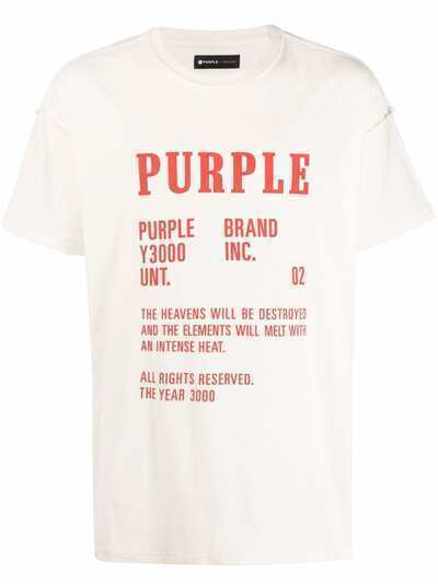 Purple Brand футболка с логотипом
