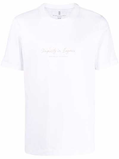 Brunello Cucinelli футболка Simplicity In Elegance