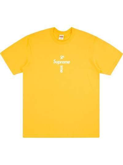 Supreme футболка с логотипом