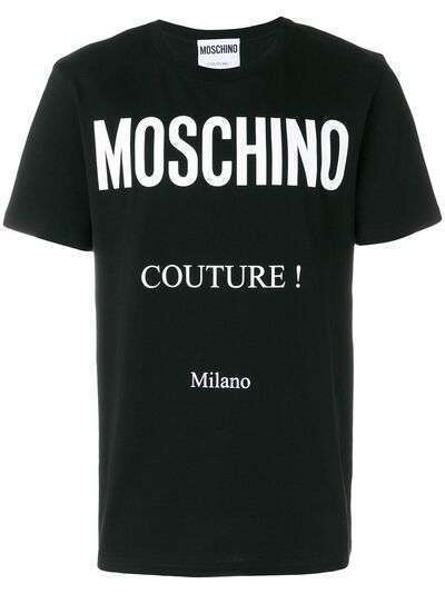 Moschino футболка 'Couture Milano'