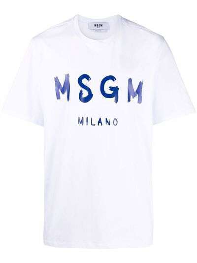 MSGM logo crew-neck T-shirt