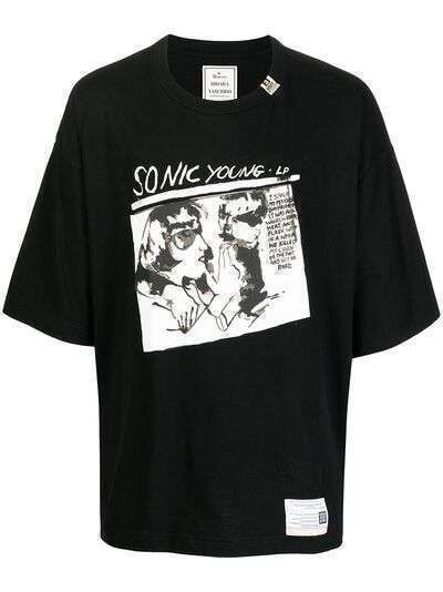 Maison Mihara Yasuhiro футболка Sonic Youth с графичным принтом