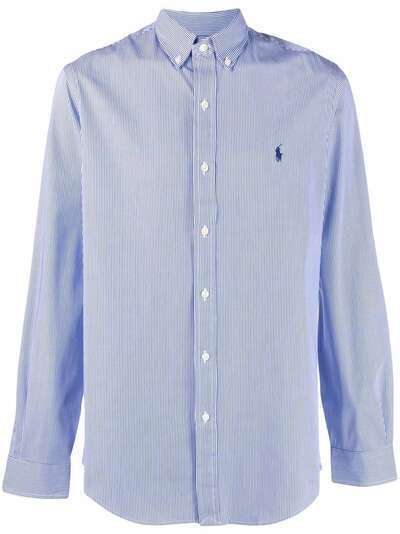 Polo Ralph Lauren рубашка в полоску с логотипом