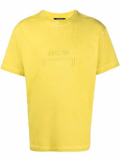 A-COLD-WALL* футболка с вышитым логотипом