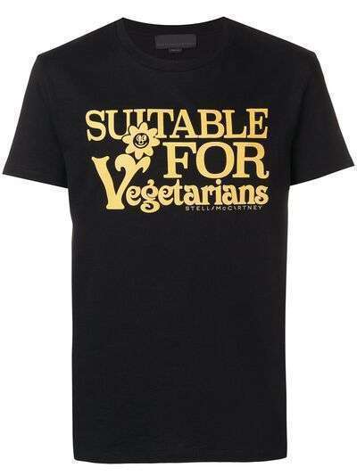 Stella McCartney футболка с принтом 'Vegetarian'