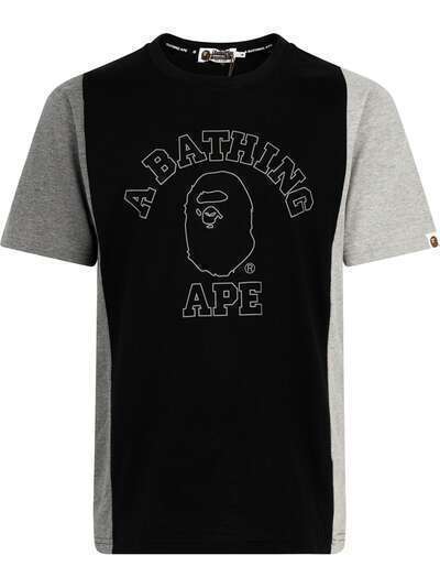 A BATHING APE® футболка College Mix Colour