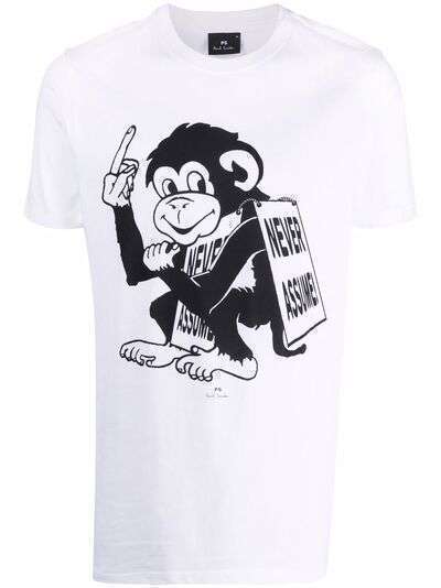 PS Paul Smith футболка Never Assume Monkey