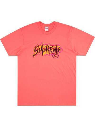 Supreme футболка Scratch с логотипом