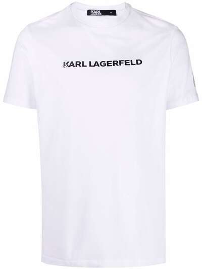 Karl Lagerfeld футболка из органического хлопка с логотипом
