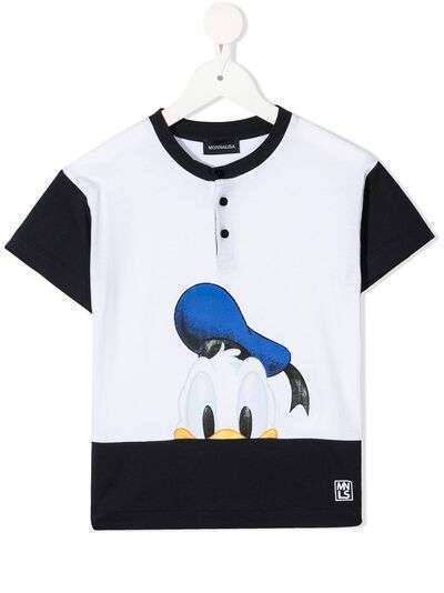 Monnalisa футболка Donald Duck в стиле колор-блок