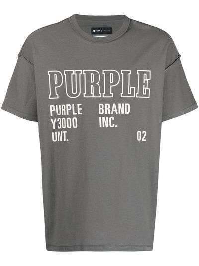Purple Brand футболка с логотипом