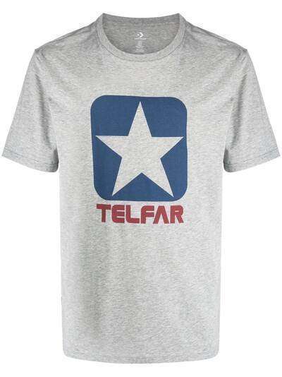 Telfar футболка с логотипом