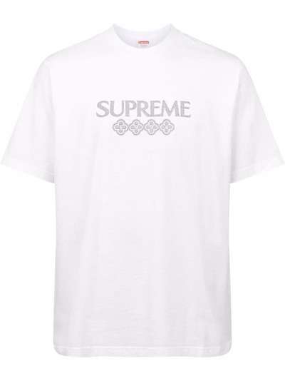 Supreme футболка с блестками