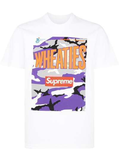 Supreme футболка Wheaties с логотипом