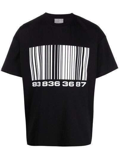 VTMNTS barcode-print T-shirt