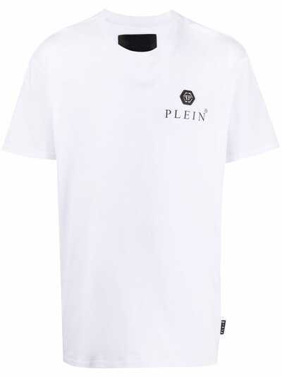Philipp Plein футболка с нашивкой-логотипом
