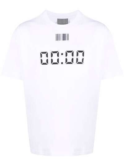 VTMNTS time-barcode print T-shirt