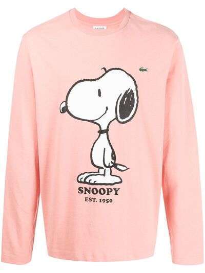 Lacoste худи Snoopy из коллаборации с Peanuts