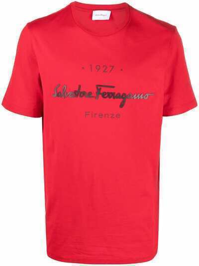 Salvatore Ferragamo футболка 1927 с логотипом