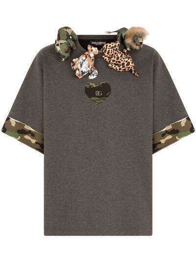 Dolce & Gabbana футболка с камуфляжным принтом