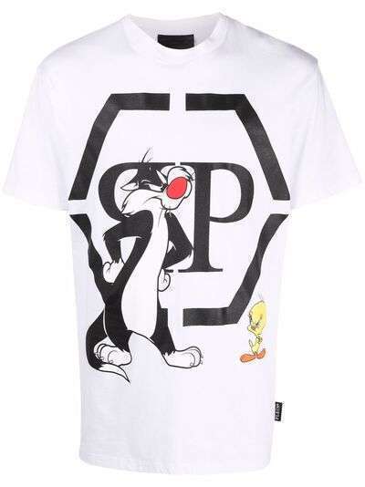 Philipp Plein футболка Looney Tunes с логотипом