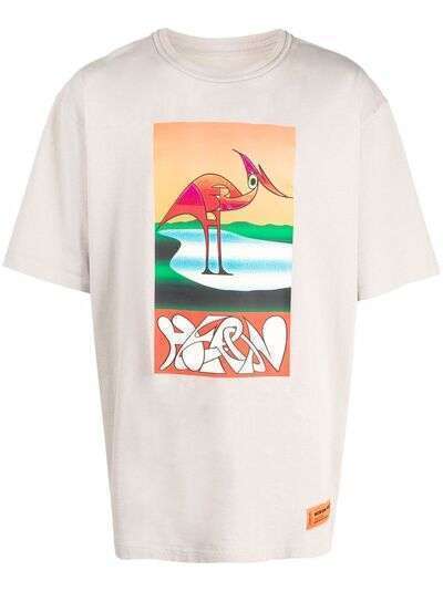 Heron Preston футболка с абстрактным принтом