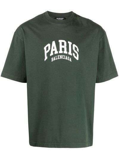 Balenciaga футболка с логотипом Paris