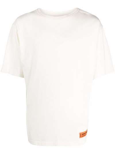 Heron Preston футболка с нашивкой-логотипом