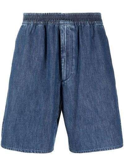 Valentino джинсовые шорты с эластичным поясом